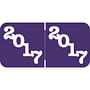 Jeter Proprietary Compatible "2017" Yearband Labels, 1-1/2" X 3/4" - 500 per Roll
