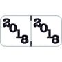 Jeter Proprietary Compatible "2018" Yearband Labels, 1-1/2" X 3/4" - 500 per Roll