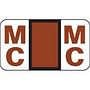 Jeter Compatible "Mc" Labels, Polylaminated Stock, 15/16 " X 1-5/8" Individual Letters - Roll of 500