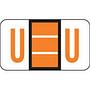 Jeter Compatible "U" Labels, Polylaminated Stock, 15/16 " X 1-5/8" Individual Letters - Roll of 500