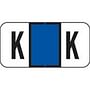 Jeter Compatible "K" Labels, Polylaminated Stock, 3/4 " X 1-1/2" Individual Letters - Roll of 500