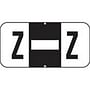 Jeter Compatible "Z" Labels, Polylaminated Stock, 3/4 " X 1-1/2" Individual Letters - Roll of 500