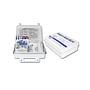 Plastic 25 Man First Aid Kit, Meets New ANSI 25 Specs, w/Eyewash (Sold Individually)