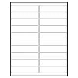 Laser Label Sheets – White and Colored Label Sizes