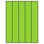 Laser Label Sheet, 8-1/2" x 11" Laser Finish, Fluorescent Green Flat Sheet and Pre-Die Cut Labels (Box of 100)