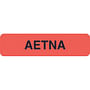 Insurance Labels, AETNA - Fluorescent Red, 1-1/4" X 5/16" (Roll of 500)
