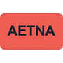 Insurance Labels, AETNA - Fluorescent Red, 1-1/2" X 7/8" (Roll of 250)