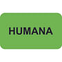 Insurance Labels, HUMANA - Fluorescent Green, 1-1/2\
