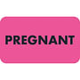 Chart Labels, PREGNANT - Fluorescent Pink, 1-1/2" X 7/8" (Roll of 250)