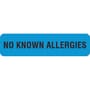 Alert Labels, No Known Allergies, Light Blue, 1-1/4\