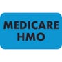 Insurance Labels, MEDICARE HMO - Light Blue, 1-1/2" X 7/8" (Roll of 250)