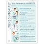 COVID-19 - Got Symptoms? Stop the Spread of Germs - 10" x 14" Poster in Spanish - 1 Poster
