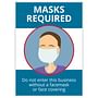 Masks Required Poster, 10" x 14" - 1 Poster
