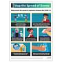Stop the Spread of Germs Poster (Steps to Take), 10" x 14" - 1 Poster