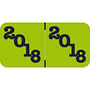 POS POYM Compatible "2018" Yearband Labels, 1-1/2" X 3/4" - 500 per Roll