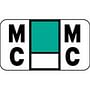 POS Compatible "Mc" Labels, Polylaminated Stock, 15/16 " X 1-5/8" Individual Letters - Ringbook pack of 240