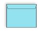 Open Side Booklet Envelopes, 9" x 12", 28#, Recycled, Blue Pastel, Acid Free, Side Seams (Box of 500)