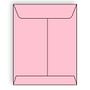 Open End Catalog Envelopes, 9" x 12", 28#, Recycled, Pink Pastel, Acid Free, Center Seam (Box of 500)