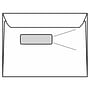 Open Side Proxy Mailer, 9" x 12", 28# White Kraft, Two Compartment Mailers with Plasticleer Lookins (Box of 500)
