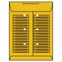 Open End Interdepartmental Mail Catalog Envelopes, 10" x 13", 28#, Multi-Tak Fastener, Black Imprint on Two Sides