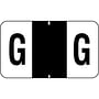 Jeter 0200 Compatible "G" Labels, Laminated Stock, 15/16" X 1-5/8" Individual Letters - Roll of 500
