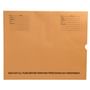 32lb Brown Kraft Negative Preserver, Open End, Standard Imprint, 14-1/4\
