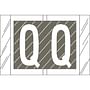Tabbies Compatible "Q" Labels, Laminated Stock, 1" X 1-1/2" Individual Letters - Roll of 500