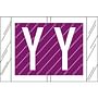 Tabbies Compatible "Y" Labels, Laminated Stock, 1" X 1-1/2" Individual Letters - Roll of 500