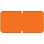 Tab Compatible Solid Orange Labels, Vinyl Kimdura Stock, 1/2" X 1" Individual Colors - Roll of 1000