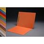 11pt Orange Folders, Full Cut 2-Ply END TAB, Letter Size, Fastener Pos #1 (Box of 50)