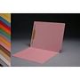 11pt Pink Folders, Full Cut 2-Ply END TAB, Letter Size, Fastener Pos #1 (Box of 50)