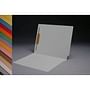11pt White Folders, Full Cut 2-Ply END TAB, Letter Size, Fastener Pos #1 (Box of 50)