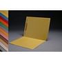 11pt Yellow Folders, Full Cut 2-Ply END TAB, Letter Size, Fastener Pos #1 (Box of 50)