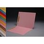 11pt Pink Folders, Full Cut 2-Ply END TAB, Letter Size, Fastener Pos #1 & #3 (Box of 50)