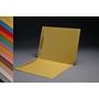 11pt Yellow Folders, Full Cut 2-Ply END TAB, Letter Size, Fastener Pos #1 & #3 (Box of 50)