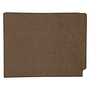 14pt Brown Folders, Full Cut 2-Ply END TAB, Letter Size (Box of 50)
