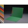 14pt Green Folders, Full Cut 2-Ply END TAB, Letter Size, Fastener Pos #1 (Box of 50)
