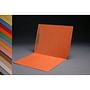14pt Orange Folders, Full Cut 2-Ply END TAB, Letter Size, Fastener Pos #1 (Box of 50)