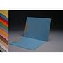 14pt Dark Blue Folders, Full Cut 2-Ply END TAB, Letter Size, Fastener Pos #1 & #3 (Box of 50)