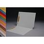 14pt White Folders, Full Cut 2-Ply END TAB, Letter Size, Fastener Pos #1 & #3 (Box of 50)