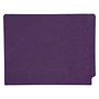 14pt Purple Folders, Full Cut 2-Ply END TAB, Letter Size, Fastener Pos #1 & #3 (Box of 50)