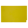 14pt Yellow Folders, Full Cut 2-Ply END TAB, Legal Size (Box of 50)