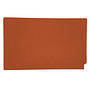 14pt Orange Folders, Full Cut 2-Ply END TAB, Legal Size, Fastener Pos #1 (Box of 50)