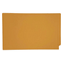 14pt Goldenrod Folders, Full Cut 2-Ply END TAB, Legal Size, Fastener Pos #1 & #3 (Box of 50)