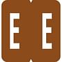 GBS Compatible "E" Labels, Laminated Stock, 1-5/16" X 1-1/4" Individual Letters - Rolls of 550