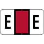 Jeter 2500 Compatible "E" Labels, Laminated Stock, 15/16" X 1-5/8" Individual Letters - Roll of 500