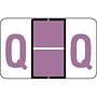Jeter 5100 Compatible "Q" Labels, Laminated Stock, 15/16" X 1-5/8" Individual Letters - Roll of 500
