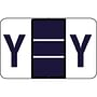 Jeter 5100 Compatible "Y" Labels, Laminated Stock, 15/16" X 1-5/8" Individual Letters - Roll of 500
