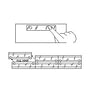 3-1/2" 2-hole Punched Reinforcing Strip - Carton of 500