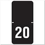 Tabbies Compatible "20" Yearband Labels, 1" X 1/2" - Pkg of 250